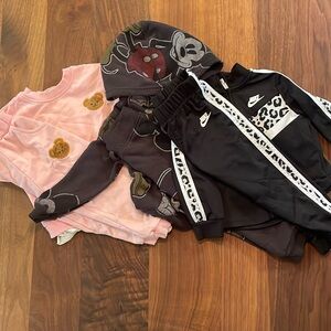 Sweatsuit set 18 month, Disney, Nike, boutique